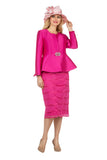 Giovanna G1060 pink skirt suit