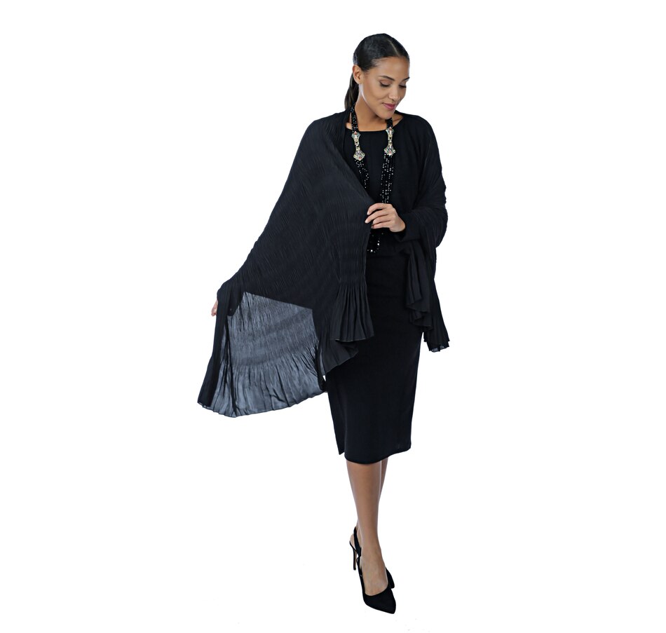 open lace back dress Pleated Scarf – Diva's Den Fashion, LLC