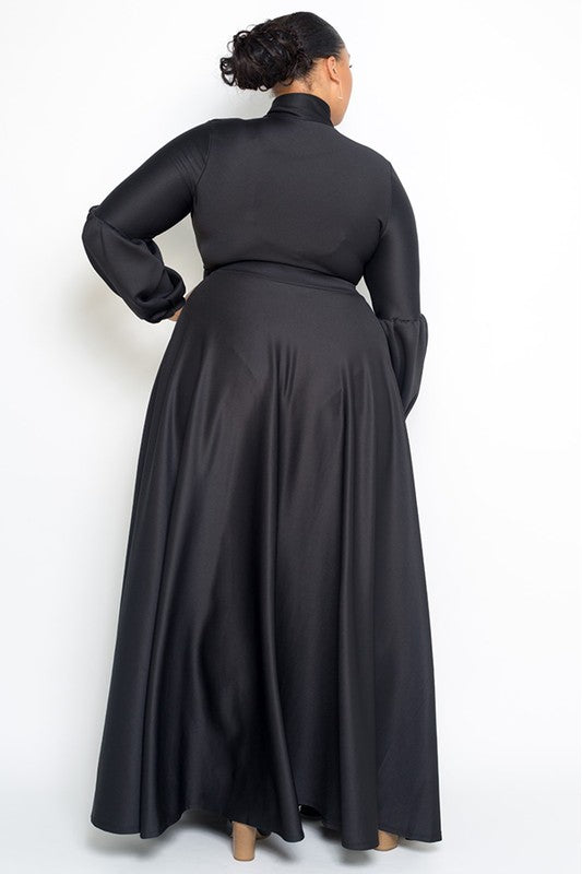 Bow Long Flowy Dress – Diva's Den Fashion, LLC