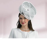 Lily & Taylor H121 white fascinator