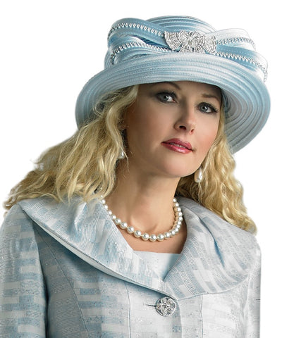Lily & Taylor H385 ice blue hat