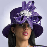 Lily & Taylor H945 purple hat