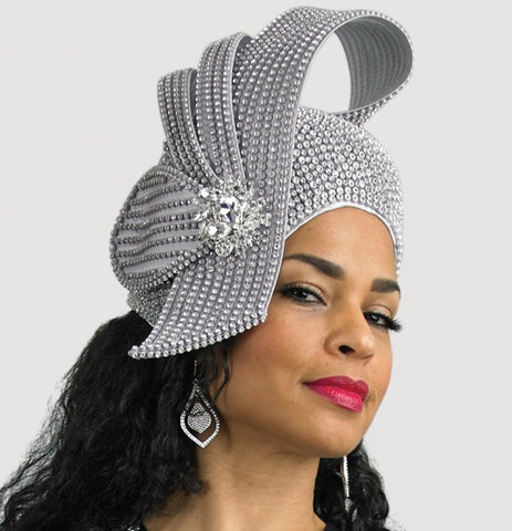 Lily & Taylor H951 Silver Hat