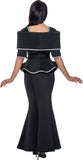 Stellar Looks 1692 mermaid skirt suit
