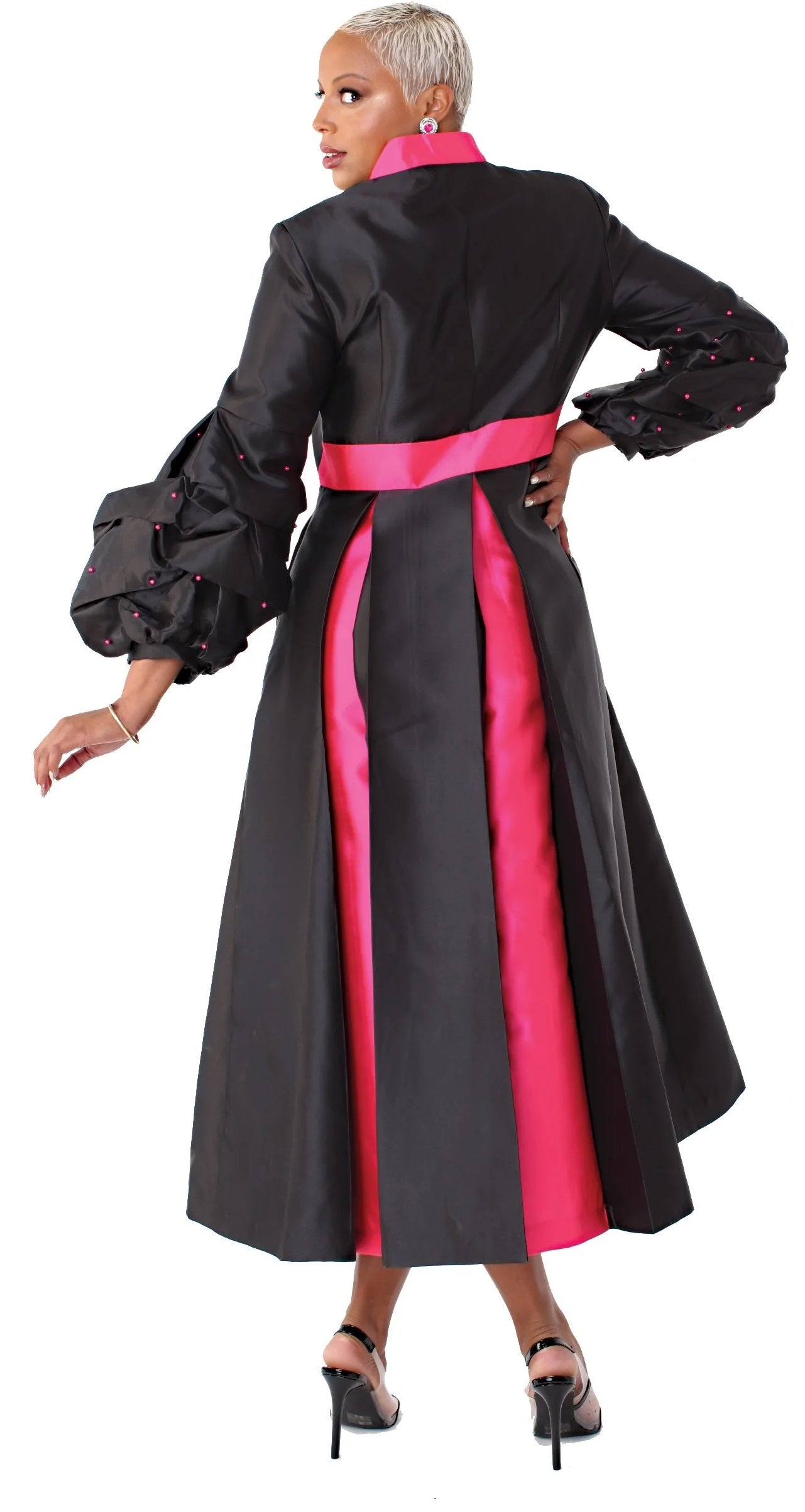 Robe Fashion Private Company Taille 38 - Noir - Occasion Très Bon État