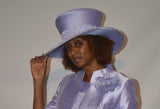 Lilac Rosette Hat
