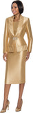 Terramina 7046 gold skirt suit