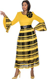 Terramina 7049 bell sleeve dress