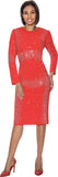 Terramina 7066 red rhinestone dress