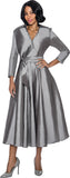Terramina 7869 silver maxi dress