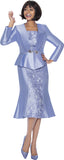Terramina 7963 lilac skirt suit