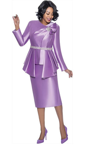 Terramina 7986 Lilac skirt suit