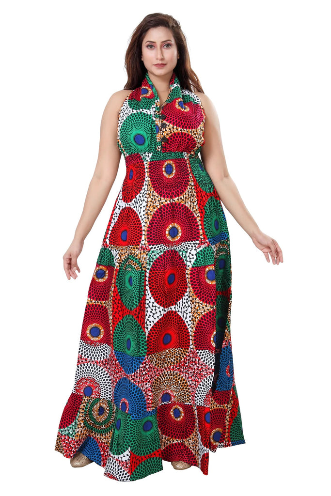 African Print Halter Dress Diva's Den Fashion, LLC African Print Halter Dress Diva's Den Fashion, LLC