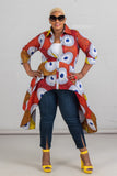 African Print Tiered Tunic