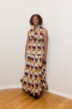 African Print Halter Dress