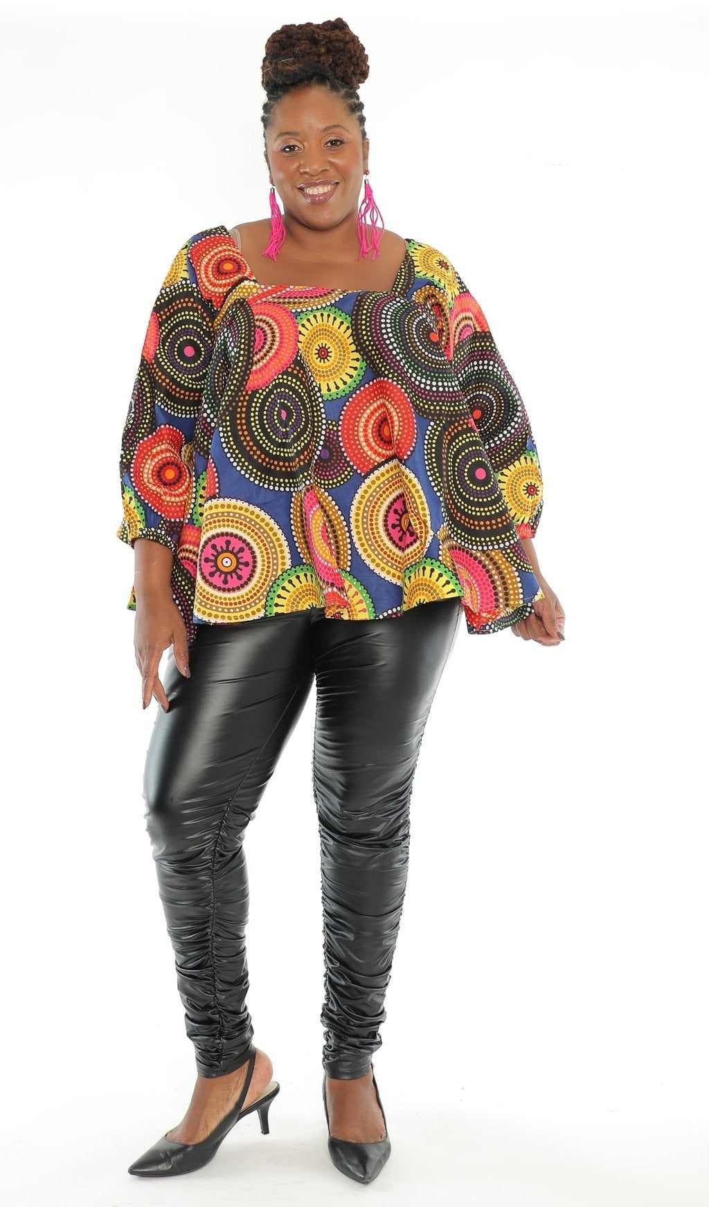 African Print Peplum Top – Diva's Den Fashion, LLC