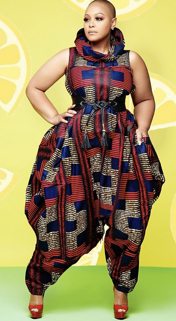 African Print Jumpsuit Diva s Den Fashion LLC