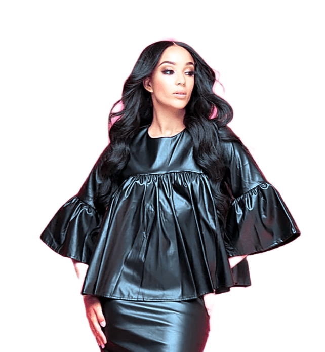Baby Doll Faux Leather Top Diva's Den Fashion, LLC Baby Doll Faux Leather Top Diva's Den Fashion, LLC