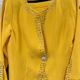 Lily & Taylor 4685 yellow skirt suit