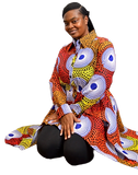 African Print Tiered Tunic