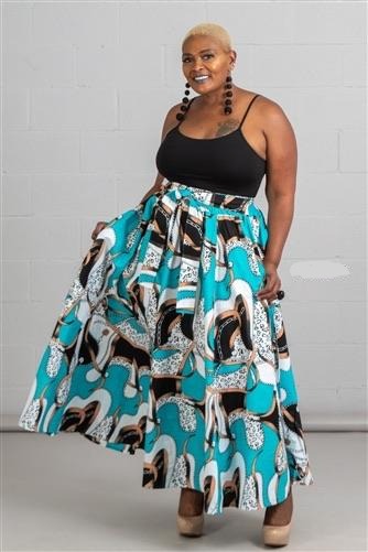 African Print Maxi Skirt – Diva's Den Fashion, LLC