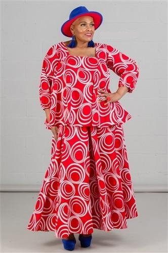 African Print Peplum Top – Diva's Den Fashion, LLC
