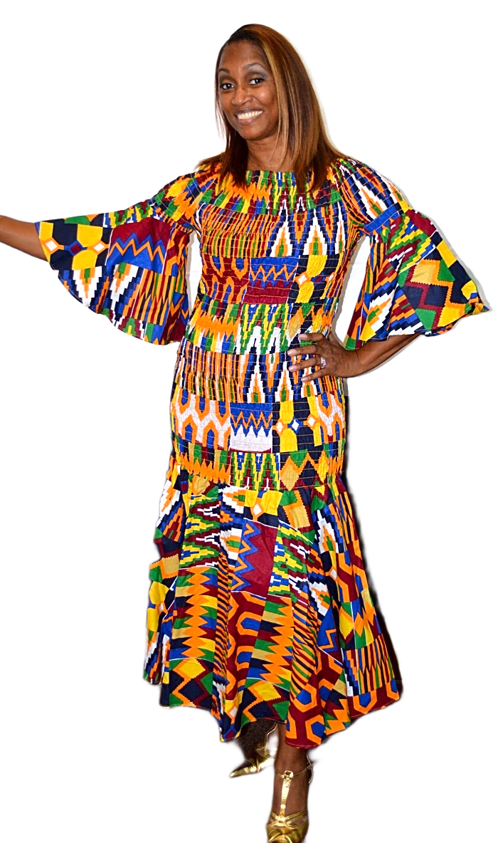 African Print Smock Dress – Diva's Den Fashion, LLC