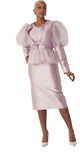 Tally Taylor 4815 Dusty rose skirt suit