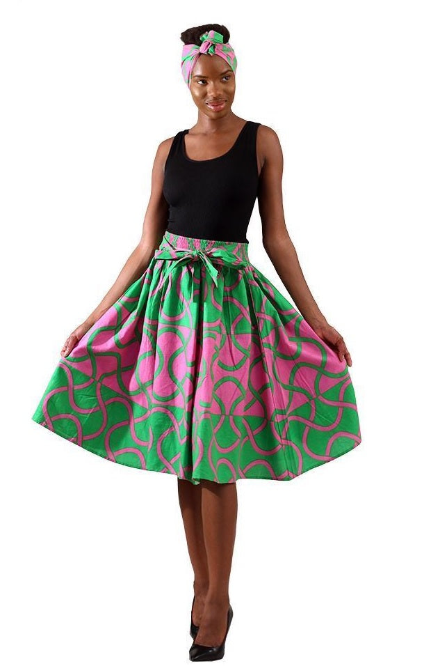 Swirl Print Midi Skirt – Diva's Den Fashion, LLC