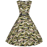 Army Green Vintage Dress
