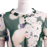 Chiffon Printed Maxi Dress