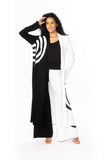 Spiral Two Tone duster set