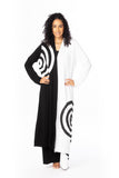 Spiral Two Tone duster Suit